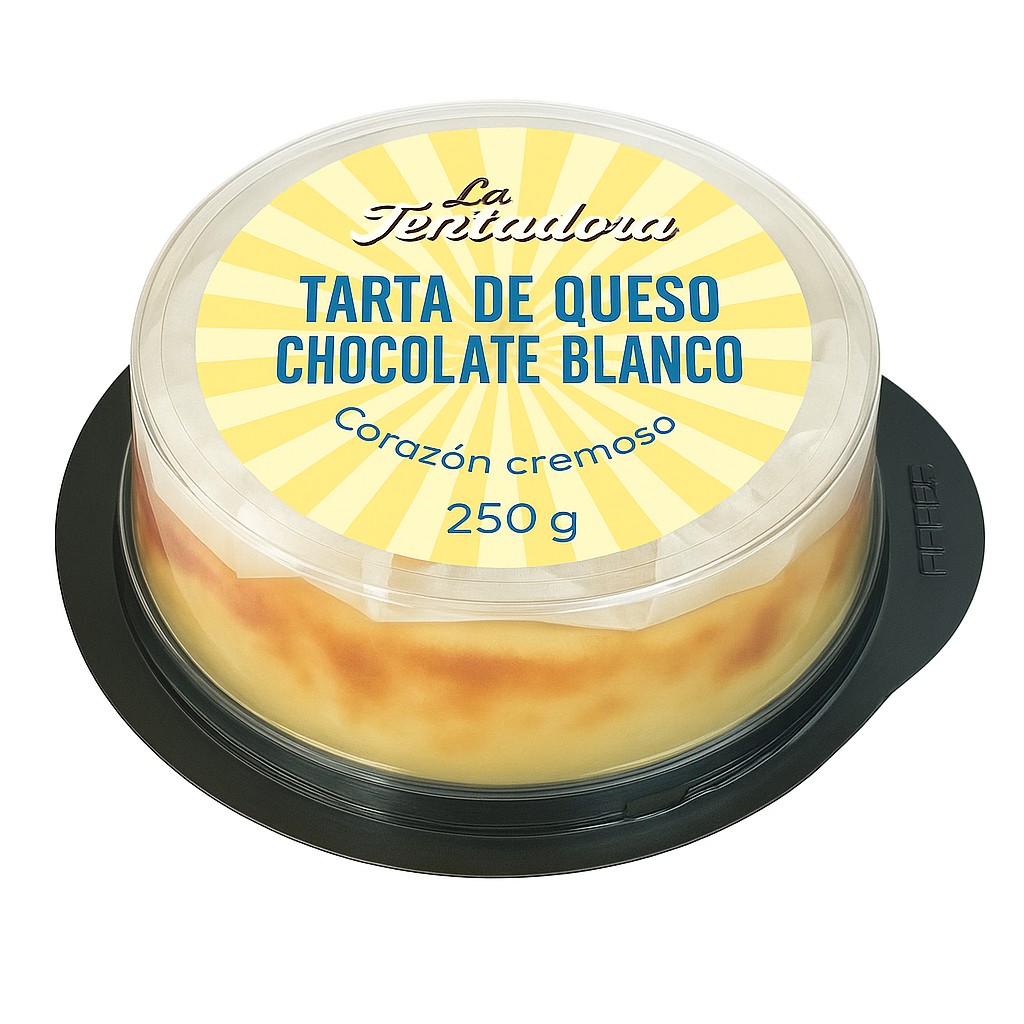 MINI TARTA DE QUESO CHOCOLATE BLANCO 250G